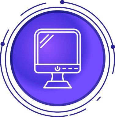 bilgisayar simgesi vektör illüstrasyonu