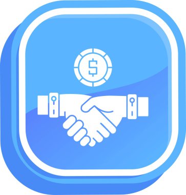 ticari finans simgesi vektör illüstrasyonu