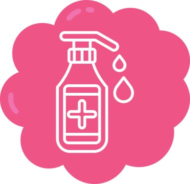 Şişe. Web simgesi basit illüstrasyon