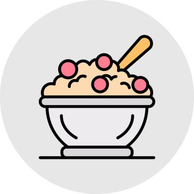 Çorba, illüstrasyon, beyaz arka planda vektör..