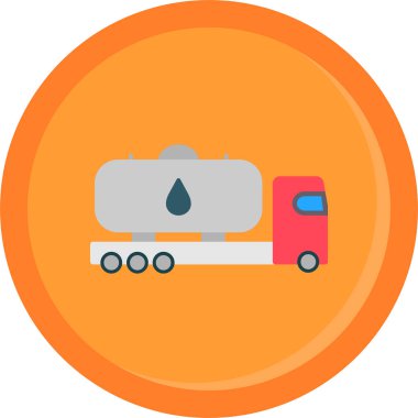 Araba yağı. Web simgesi basit illüstrasyon