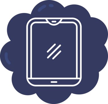 akıllı telefon simgesi vektör illüstrasyonu