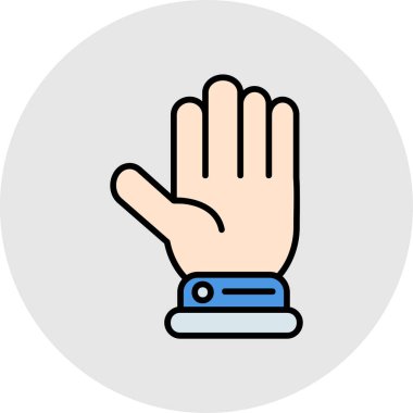 Şeffaf bir arkaplanda vektör illüstrasyonunu durdur. Birinci kalite semboller. Konsept ve grafik tasarımı için vuruş simgesi.