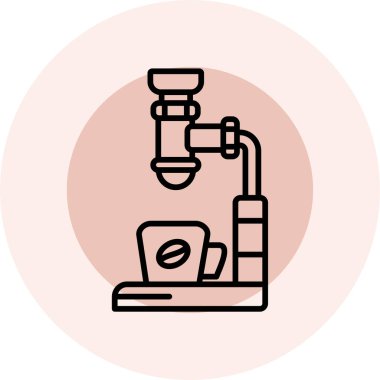 kahve fincanı simgesi, vektör illüstrasyonu