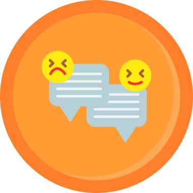 Konuşma baloncukları. Basit illüstrasyon