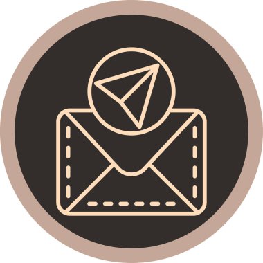 zarf simgesi vektör illüstrasyonu