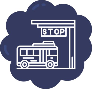 Otobüs durağı. Basit tasarım