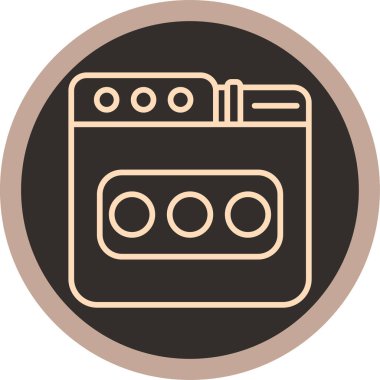 Modern b 'nin vektör illüstrasyonu eksik simgesi