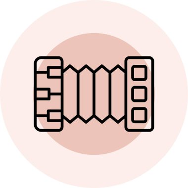 Tek bir izole simgenin vektör illüstrasyonu