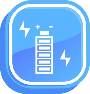 pil simgesi, vektör illüstrasyonu