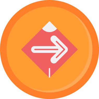 ok simgesi vektör illüstrasyonu