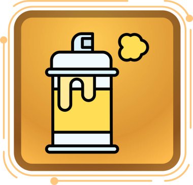 kahve simgesi, basit vektör illüstrasyonu