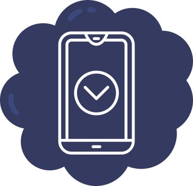 mobil simge vektör illüstrasyonu