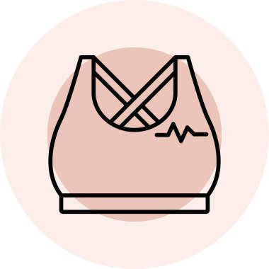 vektör torba simgesi, basit tasarım