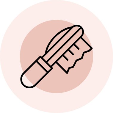 Boya fırçasının vektör simgesi