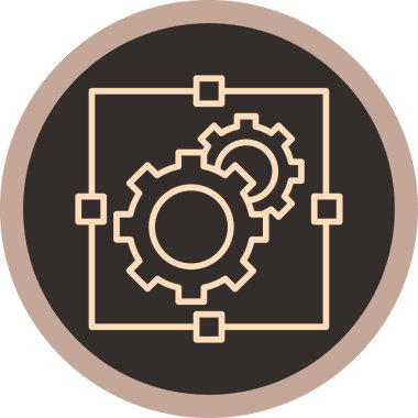 seo modern simgesinin vektör illüstrasyonu