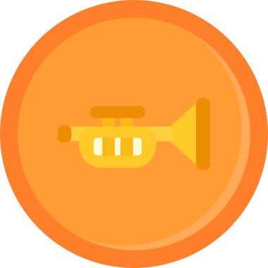 müzik enstrümanı müzik simgesi ile ana hatları dolduruldu