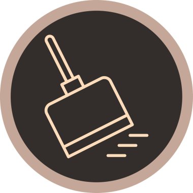 Boya silindiri. Web simgesi basit tasarım