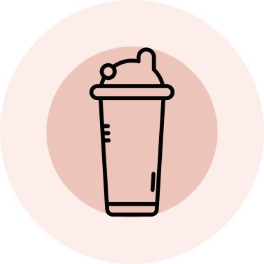 kahve fincanı ikonu vektör illüstrasyonu