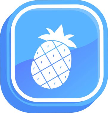 Karpuz simgesi, basit vektör çizimi