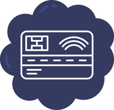 Kablosuz. Web simgesi basit illüstrasyon