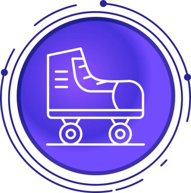 Trolley simgesi, vektör illüstrasyonu