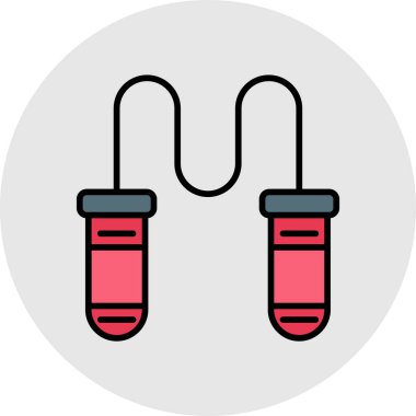 test tübü ikon vektör çizimi