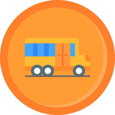 kamyon vektör simgesi modern illüstrasyon