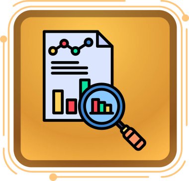 Analiz çizelgesi çizelgesi renk simgesi