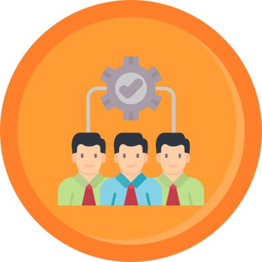 İnsan simgesinin vektör illüstrasyonu