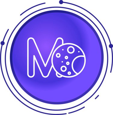 beyaz arkaplanda izole edilmiş çizgi kripto para birimi maden ikonu. Engelleme teknolojisi, dijital madencilik, dijital piyasa, kripto para. Renkli taslak konsepti. vektör.