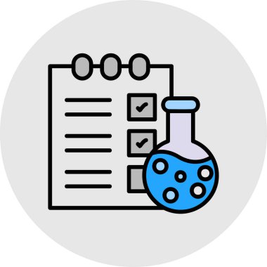 Laboratuvar testi. Basit resimleme