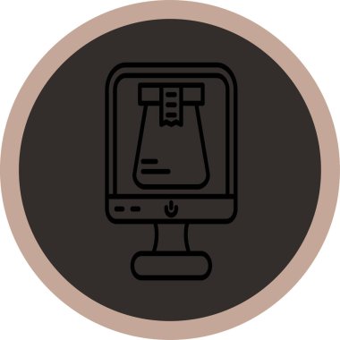 Modern b 'nin vektör illüstrasyonu eksik simgesi