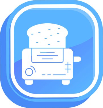 ekmek fırını yemek simgesi ana hatlarıyla