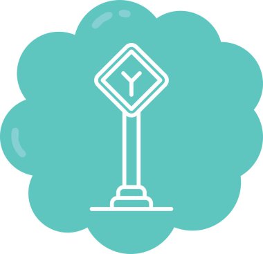 Modern b 'nin vektör çizimi ışık simgesinden yoksun