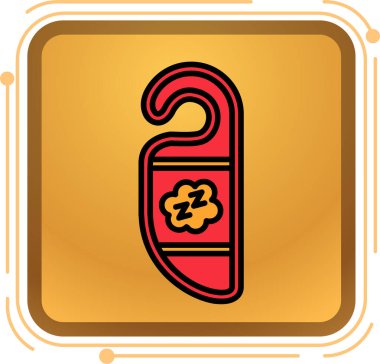 Çin burcu simgesi, çizgi film stili.