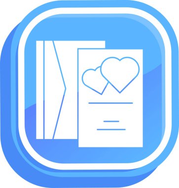 Belge. Web simgesi basit illüstrasyon