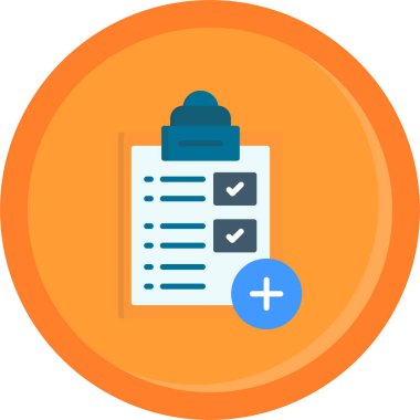 belge düz vektör simgesi