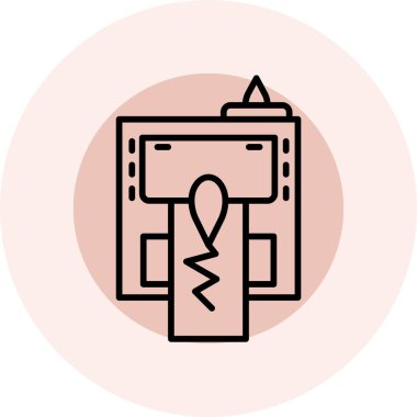 harita simgesi vektör illüstrasyonu