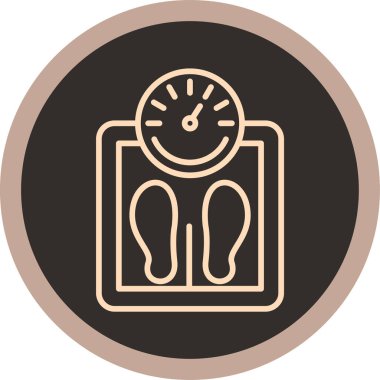 Çemberin içindeki bebek, vektör simgesi