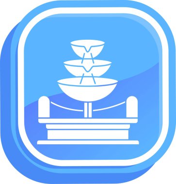 Bir fener simgesinin vektör illüstrasyonu