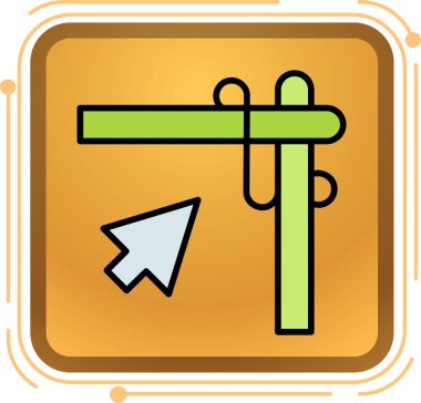 Taşıma vektör simgesi için eşsiz ok