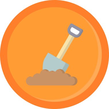 Kürek web vektörü basit illüstrasyon