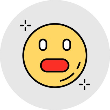 Emoji. Web simgesi basit tasarım