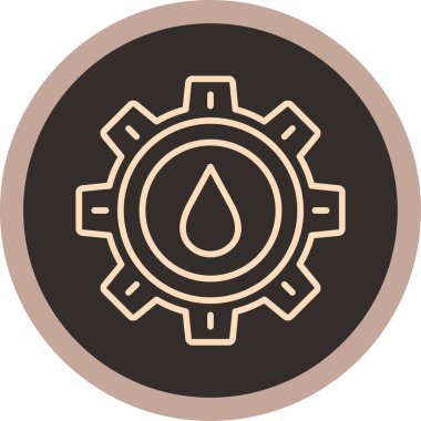 Bir simgenin vektör illüstrasyonu