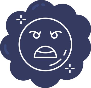 emoji. Web simgesi basit illüstrasyon