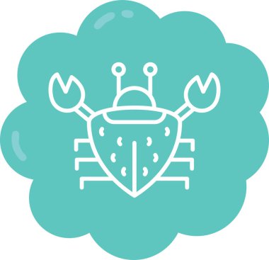 Gıda simgesinin vektör illüstrasyonu