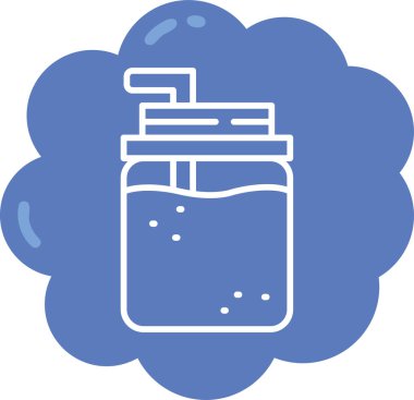 Bulut deposu. Basit resimleme