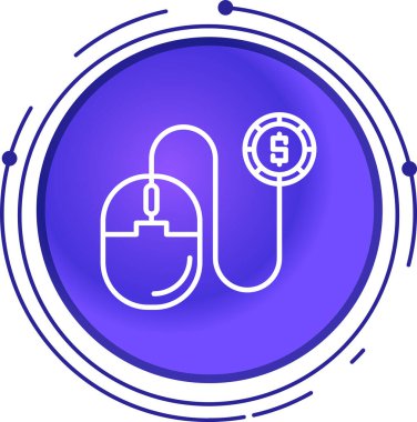 Beyaz arka planda dolar ve madeni para ikonu izole edildi. Bozuk para. Nakit para sembolü. vektör illüstrasyonu