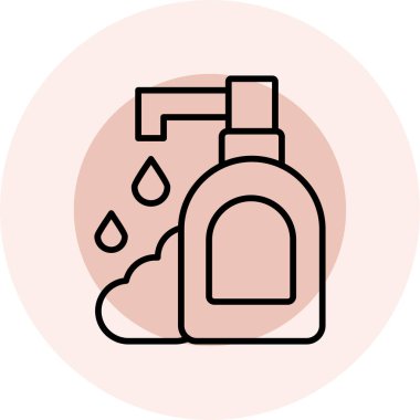 Şişe. Web simgesi vektör illüstrasyonu